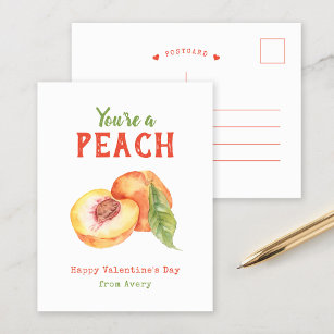 Cartão Postal De Festividades Você é um Dia de os namorados de Peach Kids
