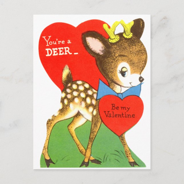 Cartão Postal De Festividades Você é um Namorados Deer (Frente)