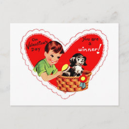 Cartão Postal De Festividades Você é um Namorados vencedor