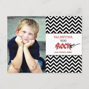 Cartão Postal De Festividades Você Rock! Placa de Posto de dia de os namorados