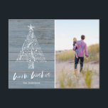 Cartão Postal De Festividades Warm Wish Coastal Beach Florida Foto<br><div class="desc">Cartões postais de Natal numa design de praia costeira "Desejos Quentes". Adicione sua foto, mensagem e nomes à frente do cartão postal e seu endereço de devolução e saudação adicional à parte traseira. Se precisar de ajuda para tirar a foto ou se tiver uma solicitação personalizada, entre em contato comigo....</div>
