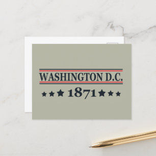 Cartão Postal De Festividades Washington DC