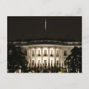 Cartão Postal De Festividades White House celebrates Christmas