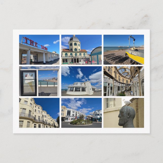 Cartão Postal De Festividades Worthing (Frente)