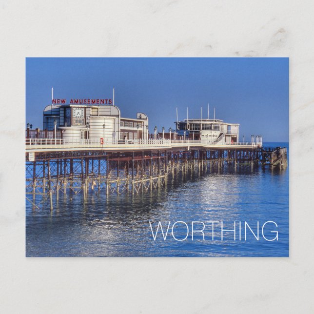 Cartão Postal De Festividades Worthing (Frente)