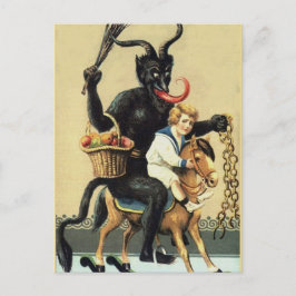 Cartão Postal De Festividades Xmas do Natal do feriado do cavalo de balanço de