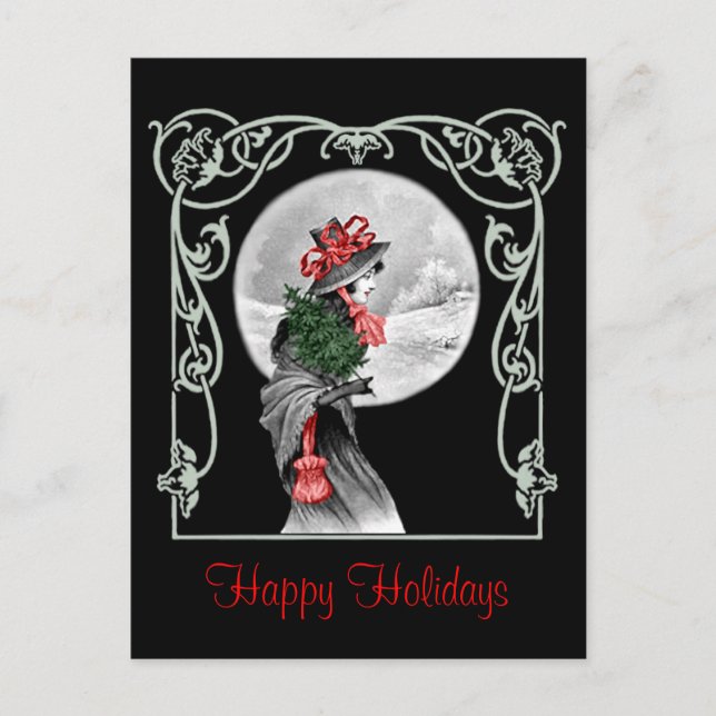 Cartão Postal De Festividades Yule Maiden - Cartão-postal (Frente)