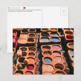 Cartão postal de Fez, Marrocos