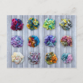 Cartão postal de fibra tingida English Leicester L