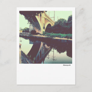 Cartão postal de Filadélfia-Manayunk Towpath