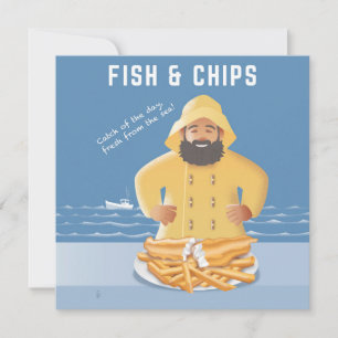 Cartão postal de Fish and Chips