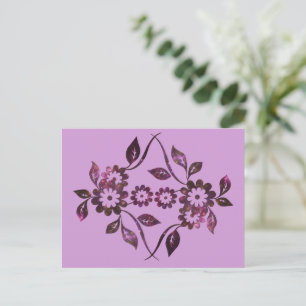 Cartão Postal de Flor