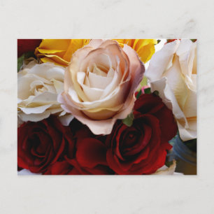 Cartão Postal de Flor de Aquarela Simples