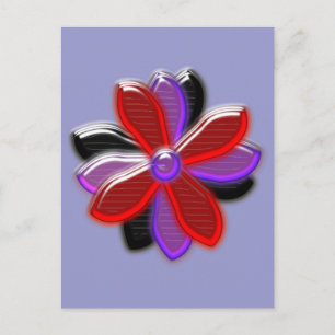 Cartão Postal de Flor de Margarida Brilhante