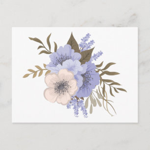cartão postal de flores da primavera