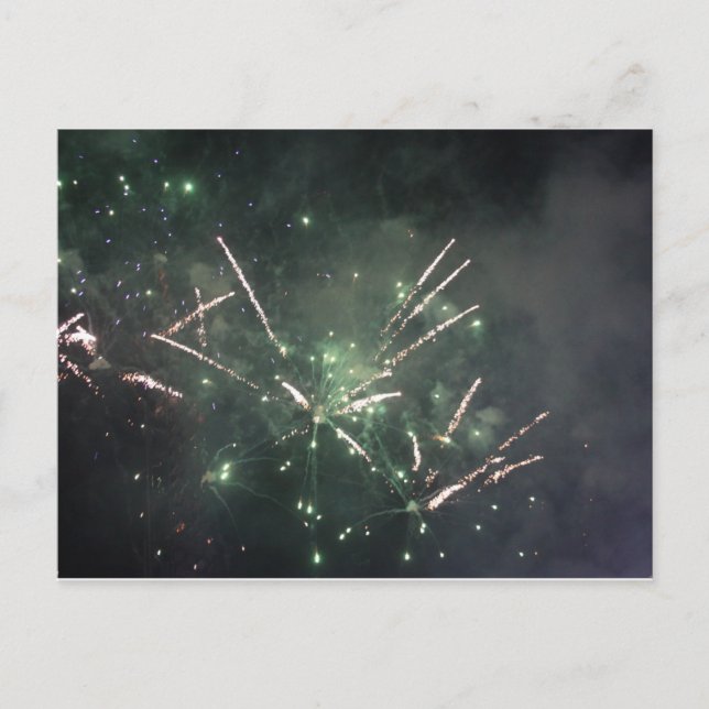 Cartão Postal de Fogos de Artifício (Frente)