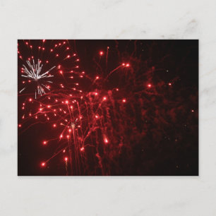 Cartão Postal de Fogos de Artifício