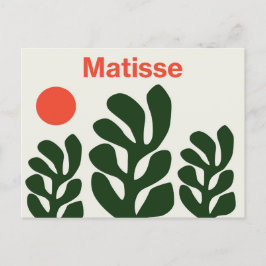 Cartão postal de Folhas Matisse