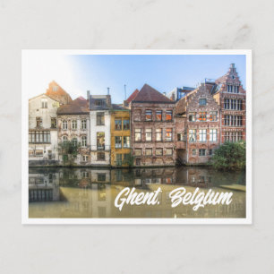 Cartão postal de foto da Bélgica de Gent Moderno