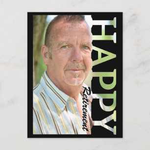 Cartão Postal de Foto de Aposentadoria   Aposentad