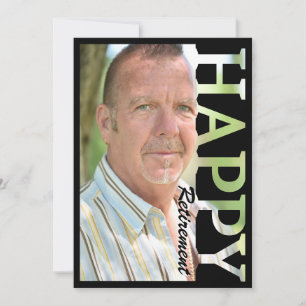 Cartão postal de foto de aposentadoria   Aposentad