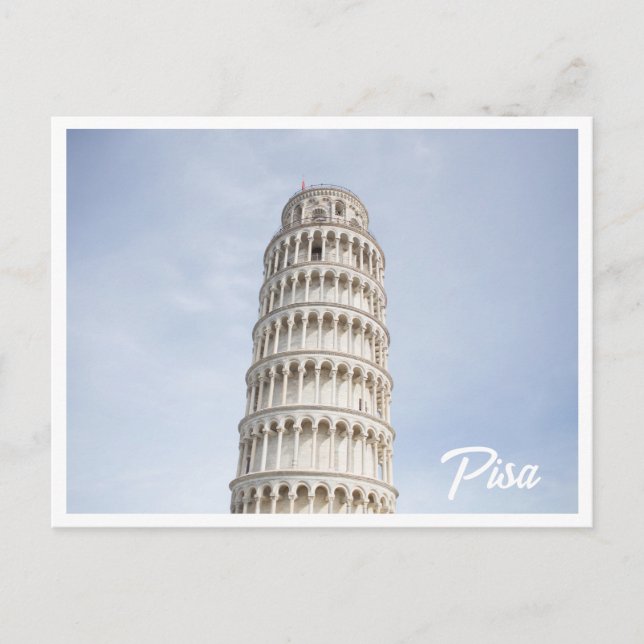 Cartão Postal de Foto de Pisa Itália (Frente)