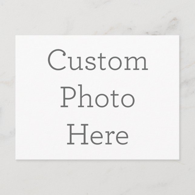 Cartão Postal de Foto Personalizado (Frente)