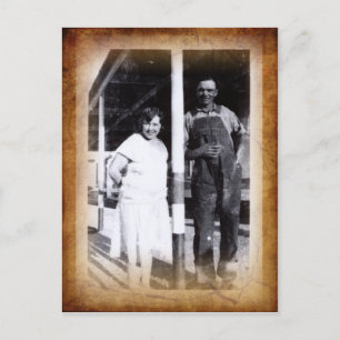 Cartão postal de fotografia antiga