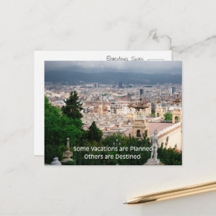 Cartão Postal de Fotografia de Viagem Wanderlust