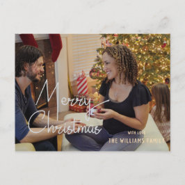 Cartão postal de fotos de Boas Festas de Natal