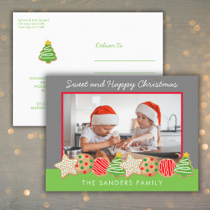 CARTÃO POSTAL DE FOTOS DO CHRISTMAS COOKIES
