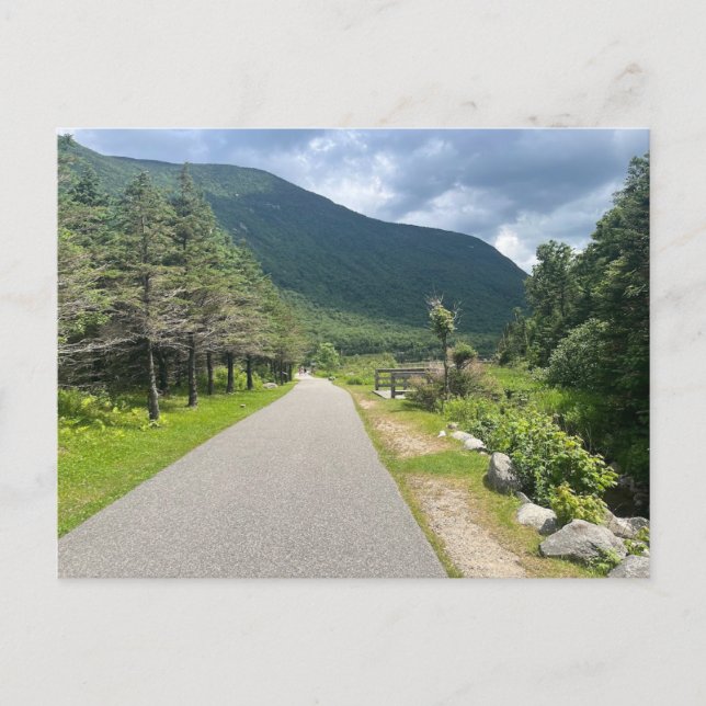 Cartão postal de Franconia Notch New Hampshire (Frente)