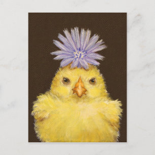 cartão postal de frango mal-humorado (piado)