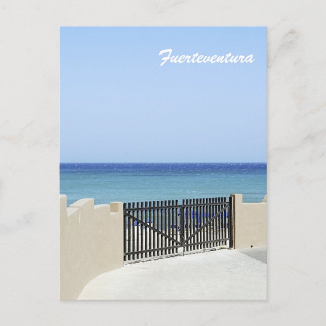 Cartão Postal de Fuerteventura (Frente)