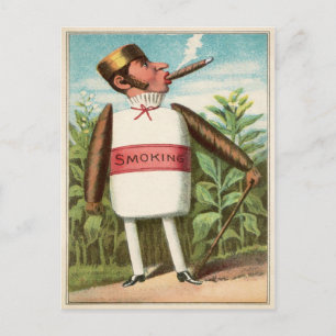 Cartão Postal de Fumo Vitoriano
