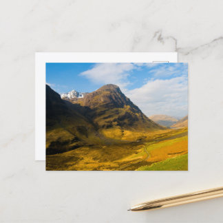 Cartão postal de Glen Coe, Escócia