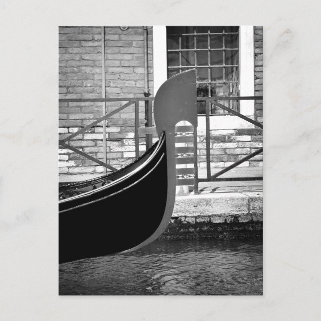 Cartão postal de Gondola Venetiana (Frente)