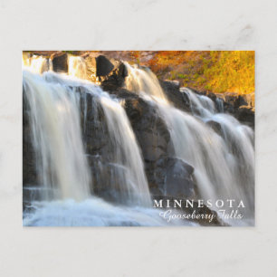 Cartão postal de Gooseberry Falls Minnesota