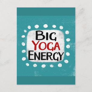 Cartão postal de grande energia de yoga