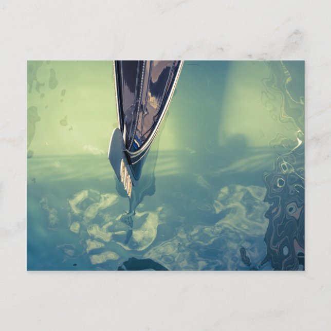 Cartão postal de Guondola Venetiano - Veneza, Itál (Frente)