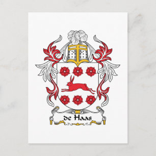 Cartão Postal de Haas Family Crest