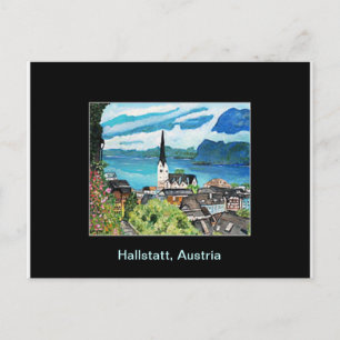 Cartão postal de Hallstatt, Áustria