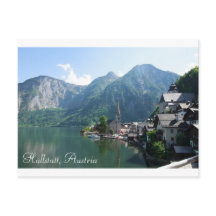Cartão postal de Hallstatt, Áustria