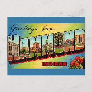 Cartão postal de Hammond Indiana