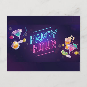 Cartão Postal de Happy Hour