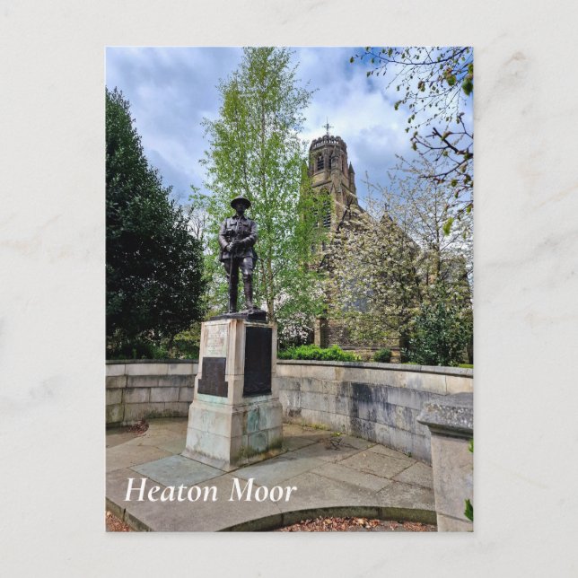 Cartão Postal de Heaton Moor (Frente)