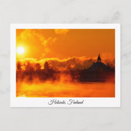 Cartão postal de Helsínquia Winter sunrise souveni