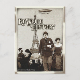 Cartão Postal de Histórico de Regravação