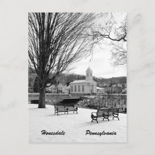 Cartão postal de Honesdale Pensilvânia