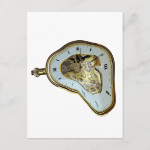 Cartão Postal de Hora Surreal